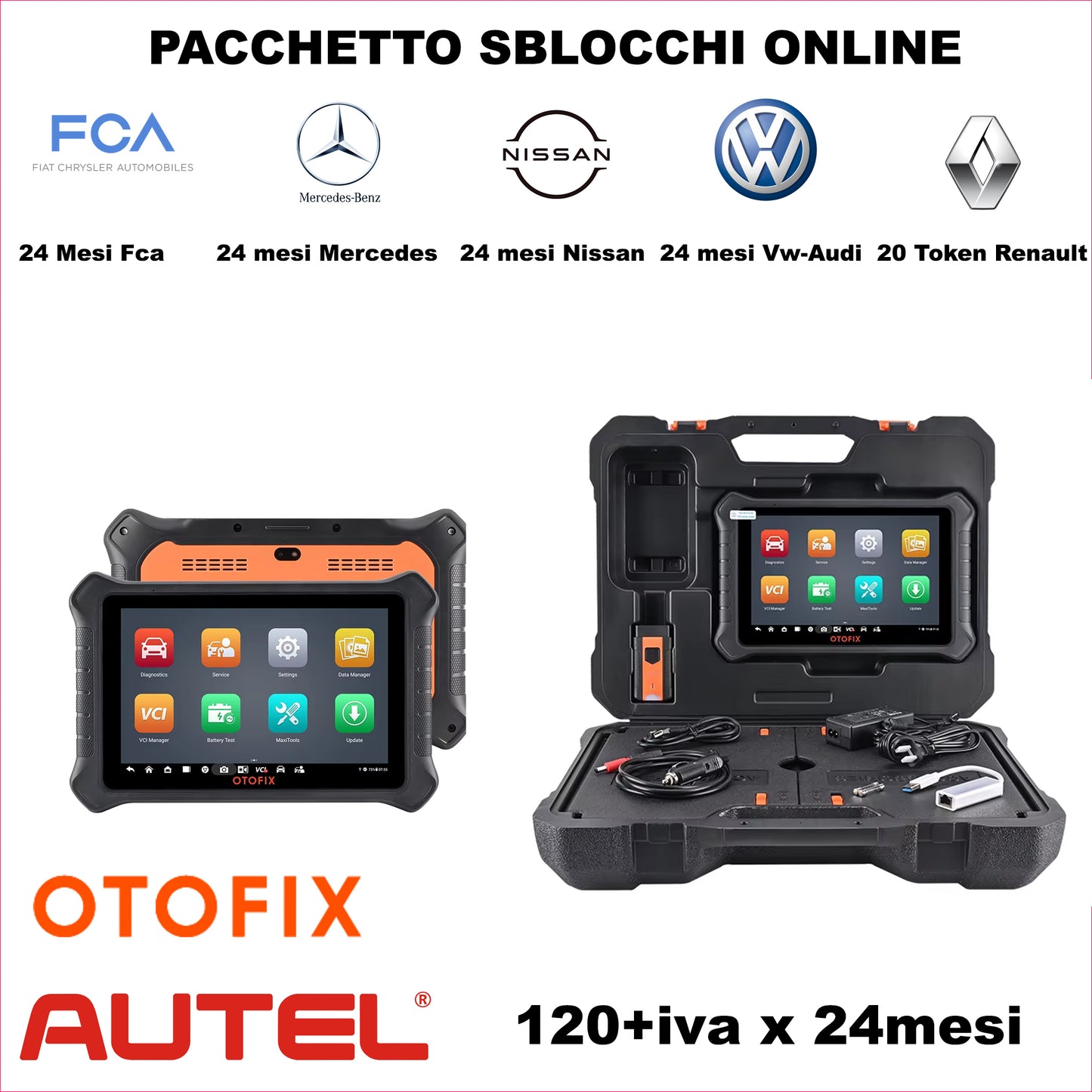 OTOFIX D1 Max: Strumento Diagnostico Professionale di Ultima Generazione per la tua Officina - DIAGNOTECH BY ALCO SRL