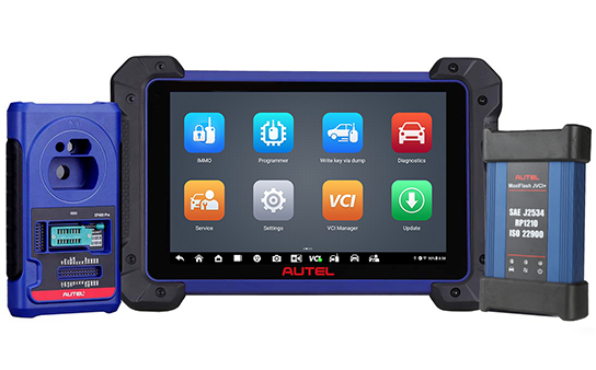 MaxiIM IM608Pro II strumento diagnostico avanzato con display touchscreen
Programmazione chiavi MaxiIM IM608Pro II per veicoli FCA
Diagnostica avanzata OE-Level MaxiIM IM608Pro II
Servizi di manutenzione MaxiIM IM608Pro II per officine